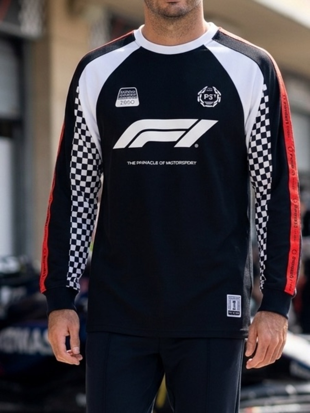 Official Formula 1 Pinnacle of Motorsport racing checkered jersey